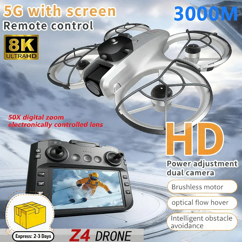Drone Lidar - 새로운 미니 Z4 드론 4K 프로페셔널