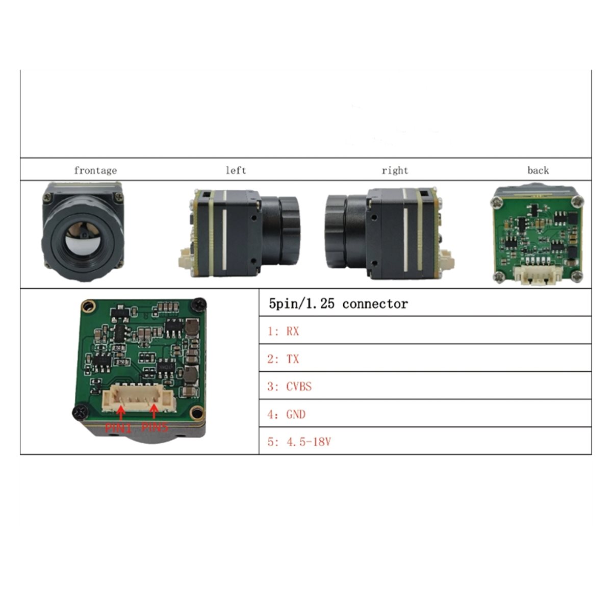 SWXF 적외선 열화상 모듈 고화질 카메라 CVBS 인 - Drone Thermal Imaging 리뷰 및 가격